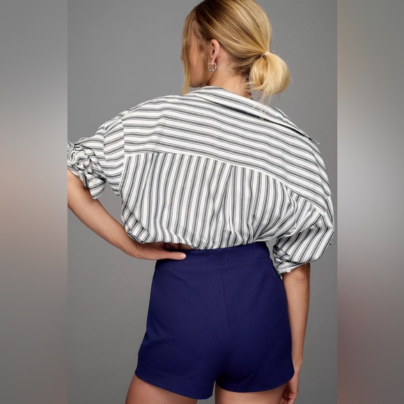 Anthropologie Maeve Zippered Micro Shorts - Picture 4 of 7